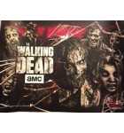 STERN THE WALKING DEAD PRO Pinball Machine Translite Backbox Artwork #830-52F8-00 (2498)