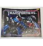 STERN TRANSFORMERS PRO Pinball Translite signed by STERN & GOMEZ #830-8427-AA (9249) 
