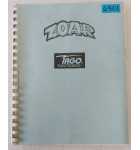 TAGO ZOAR Arcade Game Operation Manual with Schematics #6301 