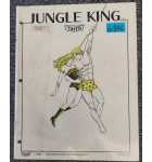 TAITO JUNGLE KING Arcade Game Manual #6386  