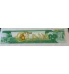 THE BEAR CLAW Arcade Game Plexiglass MARQUEE HEADER #8971 