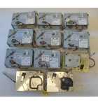 Ticket Dispensers Continuous Type - Lot of 11 - ENTROPY, CLE, DELTRONICS (9197) 