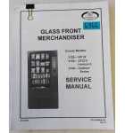 USI GLASS FRONT MERCHANDISER 3129, 3130, 3140 Service Manual #6366  