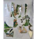 WILLIAMS BANZAI RUN Pinball Machine INCOMPLETE PLASTIC Set #9676