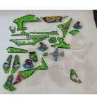 WILLIAMS CONGO Pinball Machine INCOMPLETE PLASTIC Set #9615 