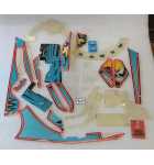 WILLIAMS DEMOLITION MAN Pinball Machine INCOMPLETE PLASTIC Set #9629 