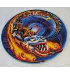 WILLIAMS HURRICANE Pinball Machine Screened Art Spinning Disc Backbox Artwork Translite #31-1638-2 (9126) 