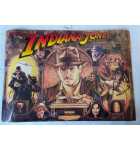WILLIAMS Indiana Jones Pinball Machine Translite Backbox Artwork #9827