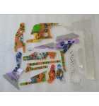 WILLIAMS JUNK YARD Pinball Machine INCOMPLETE PLASTIC Set #9683