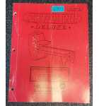 WILLIAMS SHUFFLE INN DELUXE Arcade Game OPERATIONS MANUAL #6757