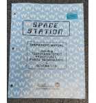 WILLIAMS SPACE STATION Pinball Machine OPERATIONS MANUAL #6771 