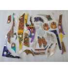 WILLIAMS TALES OF THE ARABIAN NIGHTS Pinball Machine INCOMPLETE PLASTIC Set #9688 