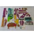 WILLIAMS THE FLINTSTONES Pinball Machine INCOMPLETE PLASTIC Set #9634 