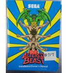 ALTERED BEAST Arcade Machine Game INSTALLATION / OWNER'S MANUAL #717 for sale 