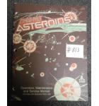 ASTEROIDS CABARET Arcade Machine Game OPERATION, MAINTENANCE and SERVICE MANUAL #813 for sale 