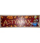 THE ASTYANAX Arcade Machine Game FLEXIBLE Overhead Marquee Header #356 for sale by JAELCO  