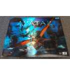 AVATAR Limited Edition 3D Pinball Machine Game Translite Backbox Artwork signed by Stern & Borg #5469