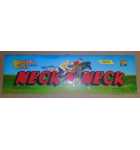 BUNDRA NECK-N-NECK Arcade Game Machine FLEXIBLE HEADER #4045 for sale  
