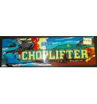 CHOPLIFTER Arcade Machine Game Overhead Header for sale by SEGA  