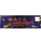 DARK STALKERS: THE NIGHT WARRIORS Arcade Machine Game Overhead Header Marquee #H65 for sale by CAPCOM  