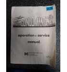DATA EAST GONDOMANIA Arcade Machine Operation & Service Manual #1370 for sale
