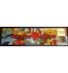 DUNGEONS & DRAGONS TOWER OF DOOM Arcade Machine Game Overhead Marquee Header for sale #H88 by CAPCOM 