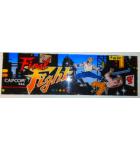 FINAL FIGHT Arcade Machine Game Overhead Header PLEXIGLASS for sale #W70 by CAPCOM 1989