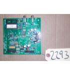 FLIPZ Ticket Redemption Arcade Machine Game PCB Printed Circuit SOUND AMP Board #2293 for sale 