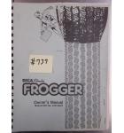 FROGGER Video Arcade Machine Game OWNER'S MANUAL for sale #737  