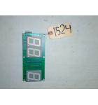 GOIN ROLLIN  SMOKIN TOKEN, ETC. Arcade Machine Game PCB Printed Circuit DISPLAY Board #1524 for sale 