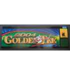 GOLDEN TEE GOLF fore! 2004 Arcade Game Machine FLEXIBLE HEADER #5464 for sale  
