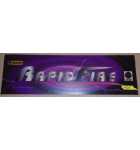 HANAHO RAPID FIRE Arcade Game Machine FLEXIBLE HEADER #4105 for sale 