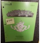 HURRICANE Pinball Machine Game Operation's Manual #553 for sale - WILLIAMS 