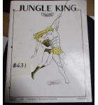 JUNGLE KING Arcade Machine Game MANUAL #631 for sale 