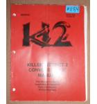 KILLER INSTINCT 2 CONVERSION KIT Arcade Machine Game MANUAL #1184 for sale 