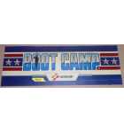 KONAMI BOOT CAMP Arcade Game Machine FLEXIBLE HEADER #4114 for sale 