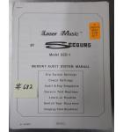 LASER MUSIC JUKEBOX MODEL SCD-1 Memory Audit System Manual #682 for sale  