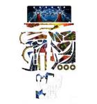 METALLICA LE/PREM Pinball Machine Game Complete Plastic Set by Stern #803-5000-E3