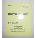 MORTAL KOMBAT 4 Arcade Machine Game Service Operation Manual #720 for sale 