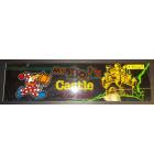 MR. DO'S CASTLE Arcade Machine Game Overhead Marquee Header for sale #MD67 by UNIVERSAL 