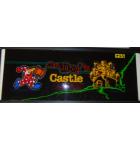 MR. DO'S CASTLE Arcade Machine Game Overhead Marquee PLEXIGLASS Header for sale #X3  