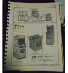 MS. PAC-MAN Video Arcade Machine Game Parts and Operating Manual #594 for sale - MIDWAY