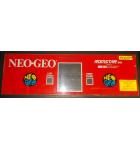 NEO GEO SYSTEM Arcade Machine Game Overhead Marquee Header for sale by SNK #NG1117  