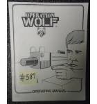 OPERATION WOLF CABINET Video Arcade Machine Game Service Instruction Manual #587 for sale - MIDWAY