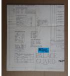PALACE GUARD Pinball Machine Game SCHEMATIC #946 for sale   