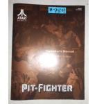 PIT-FIGHTER Arcade Machine Game OPERATOR'S MANUAL with SCHEMATICS #784 for sale 