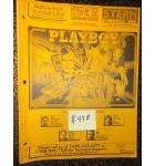 PLAYBOY Pinball Machine Game Manual #478 for sale - STERN  