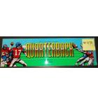 QUARTERBACK Arcade Machine Game Overhead Header Marquee #H78 for sale by LELAND CORP. 