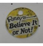 RIPLEY'S BELIEVE IT OR NOT Original Pinball Machine Promotional Key Fob Keychain Plastic #1 - Stern