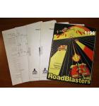 ROAD BLASTERS COCKPIT Arcade Machine Game OPERATORS MANUAL with ILLUSTRATED PARTS LISTS & SCHEMATICS #1196 for sale